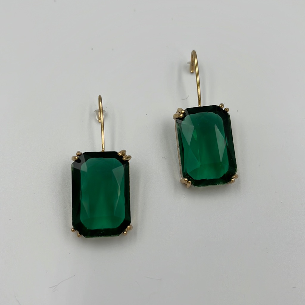 New Emerald Drop Fashion Earrings New